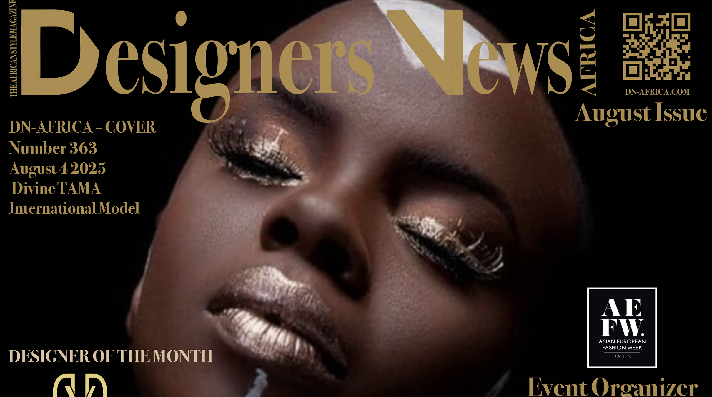 AFRICA FASHION STYLE 2490X3508 DN-AFRICA – COVER – Number 363 – August 4 2025 – Divine TAMA International Model