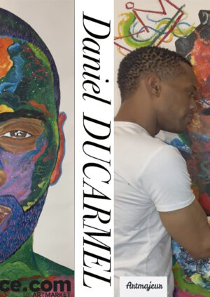 Art That Speaks in Blue -Daniel Ducarmel whose work blends emotion, contemporary vision, & his signature Fond Bleu