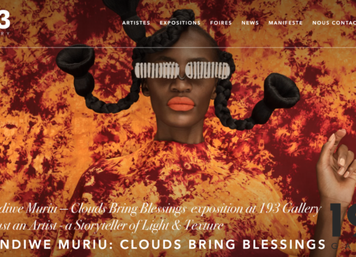 Thandiwe Muriu — Clouds Bring Blessings  exposition at 193 Gallery Not just an Artist - a Storyteller of Light & Texture