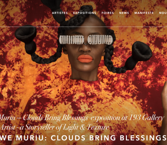 Thandiwe Muriu — Clouds Bring Blessings  exposition at 193 Gallery Not just an Artist - a Storyteller of Light & Texture