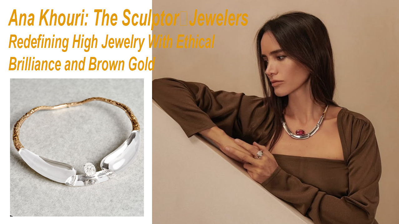 Ana Khouri: The Sculptor‑Jewelers Redefining High Jewelry With Ethical Brilliance and Brown Gold